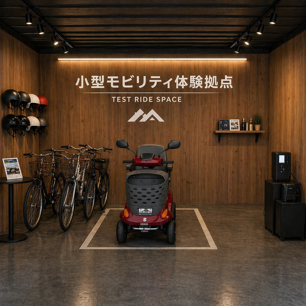 スモールモビリティ展示スペース完成イメージ