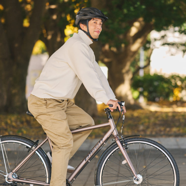 BRIDGESTONE CYCLE カムル 大人着用イメージ
